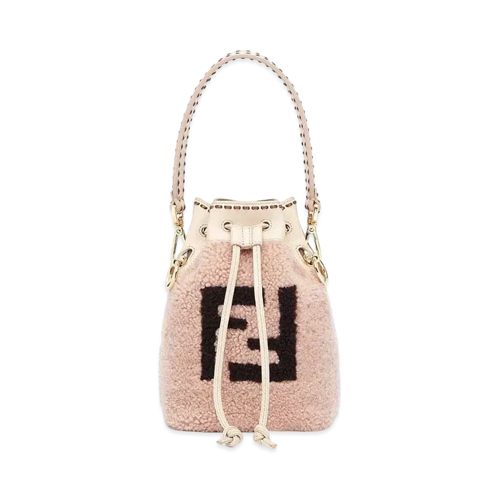 FENDI Mon Tresor Sheepskin Mini-Bag "Pink"