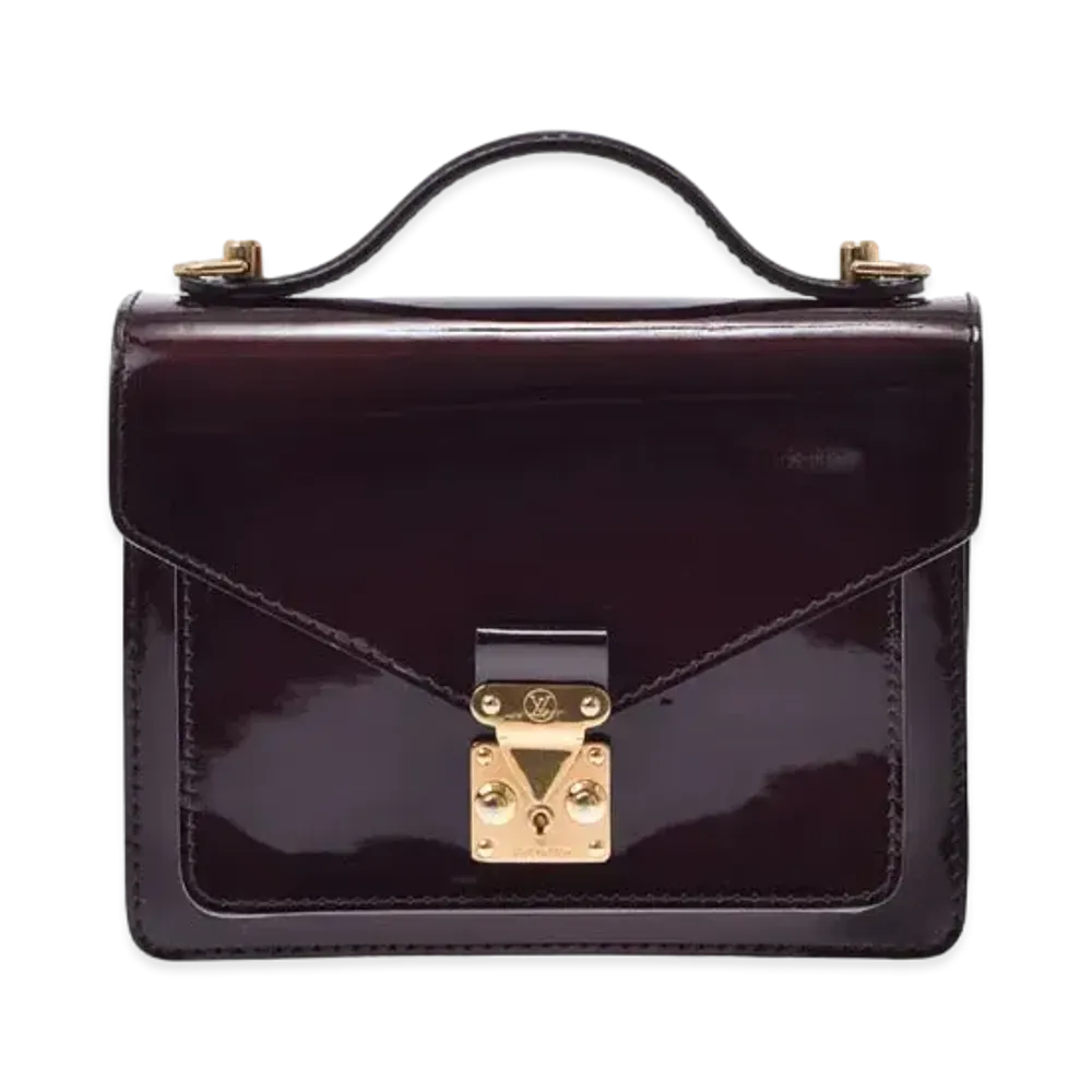 Louis Vuitton Monceau BB Monogram Vernis "Amarant"