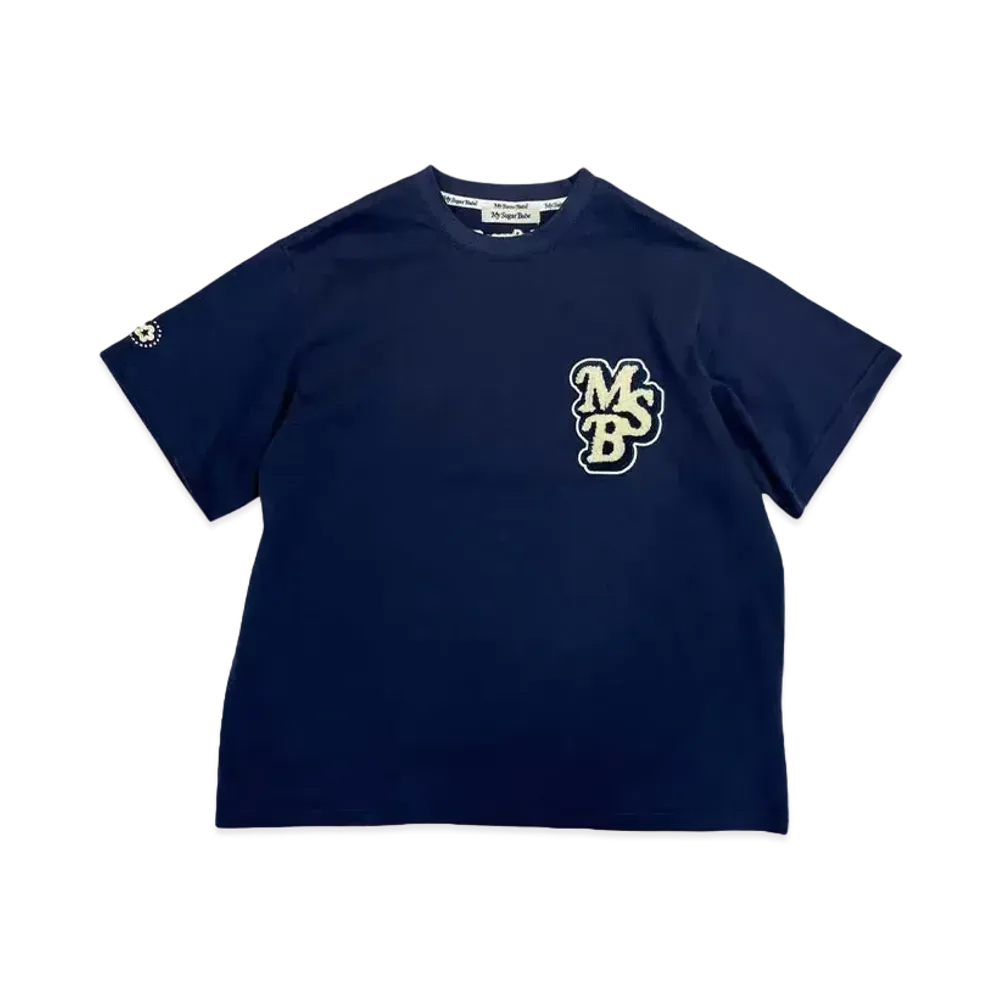 My Sugar Babe Wappen og logo tee "Navy"