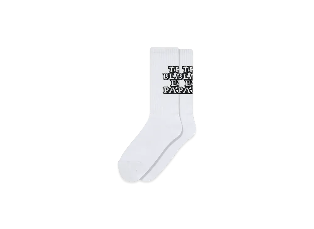 BlackEyePatch OG Label Socks "White"