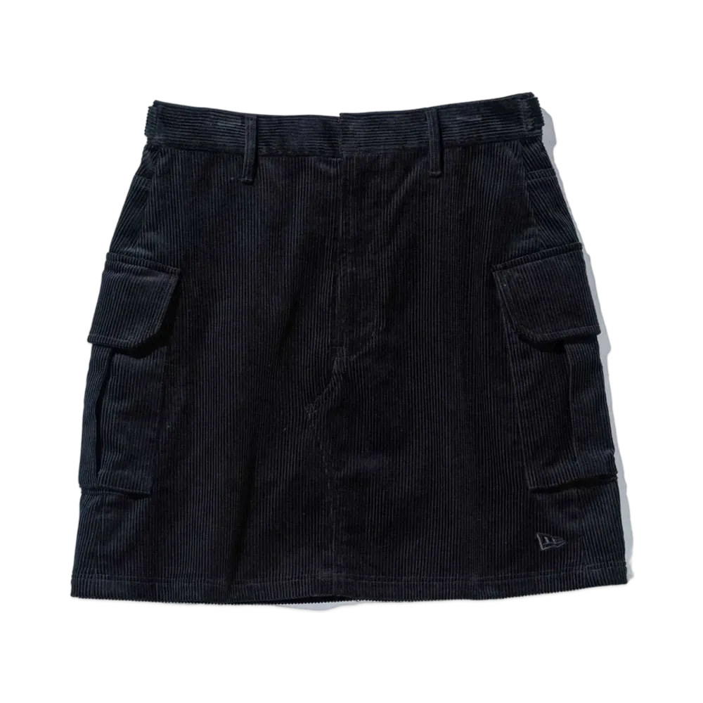 NEW ERA Women's BLACK LABEL FW24 Corduroy Skirt "Black"