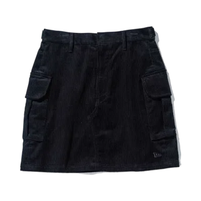 NEW ERA Women's BLACK LABEL FW24 Corduroy Skirt "Black"