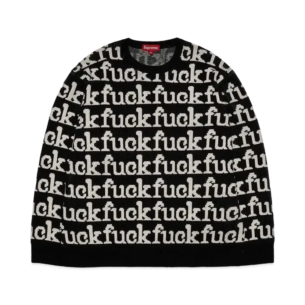 Supreme Fuck Sweater "Black"