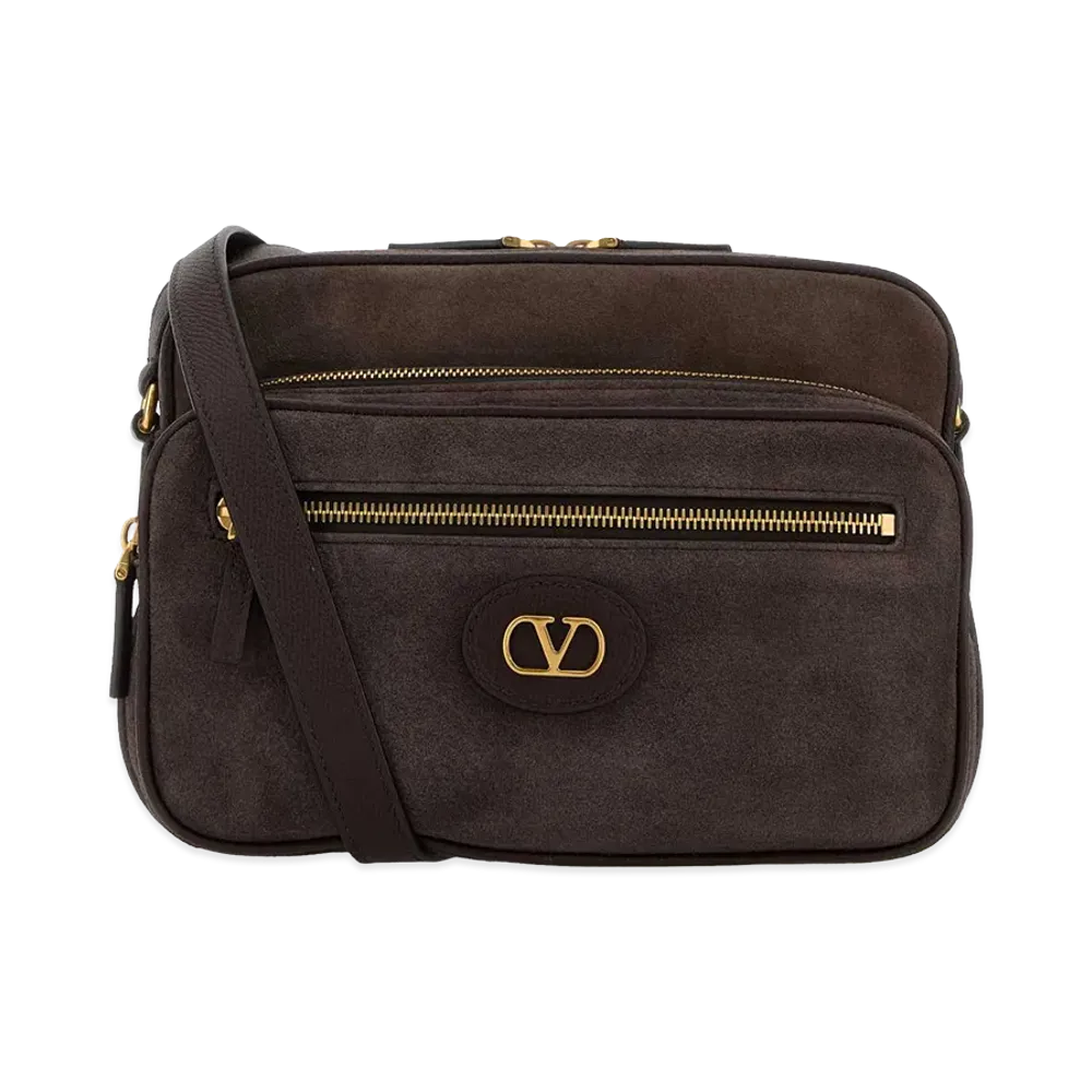 Valentino Women's "Antibes" Small Shoulder Bag "Brown"