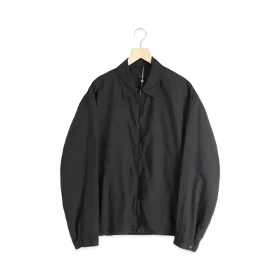 COMOLI Silk Product Dyeing Blouson "Black"