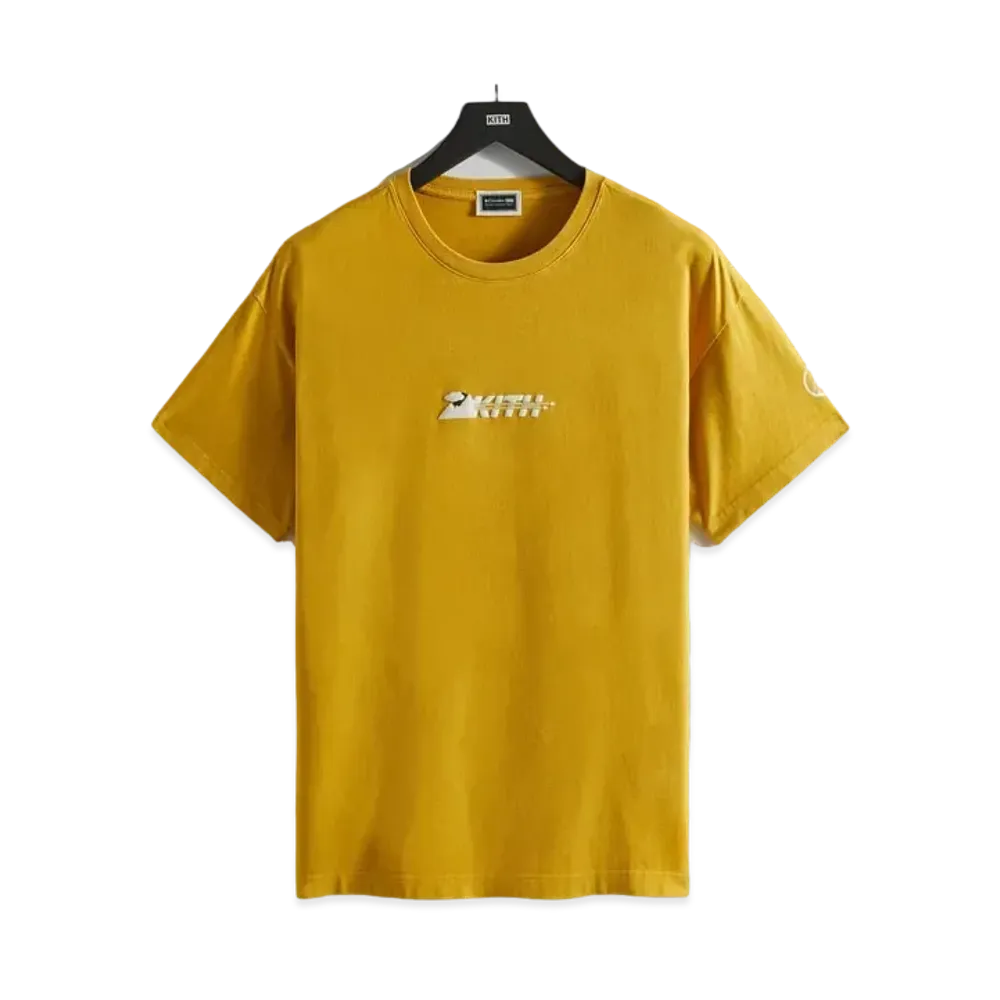 Kith x Columbia Eea Rain Mountain Tee "Bright Gold"