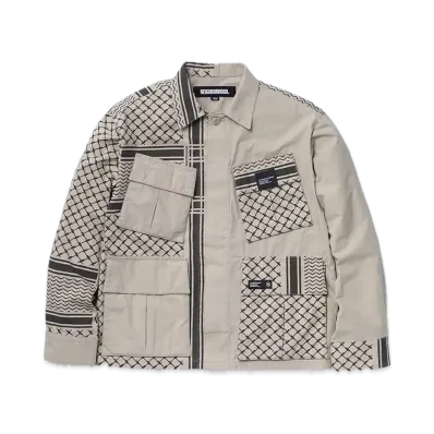 NEIGHBORHOOD PT Shemagh Fatigue Jacket "Beige"