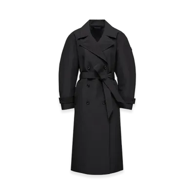 MONCLER x EE72 by Edward Enninful Zake Trench Coat "Black"