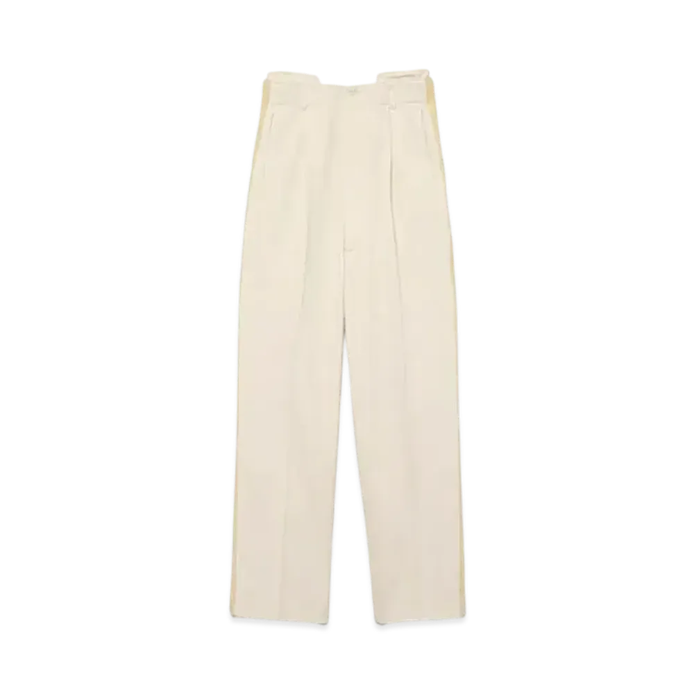 FUMIKA UCHIDA High-waist Band Pants "Ivory/Yellow"