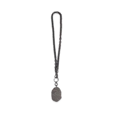 A BATHING APE Ape Head Chain Neckless "Black"