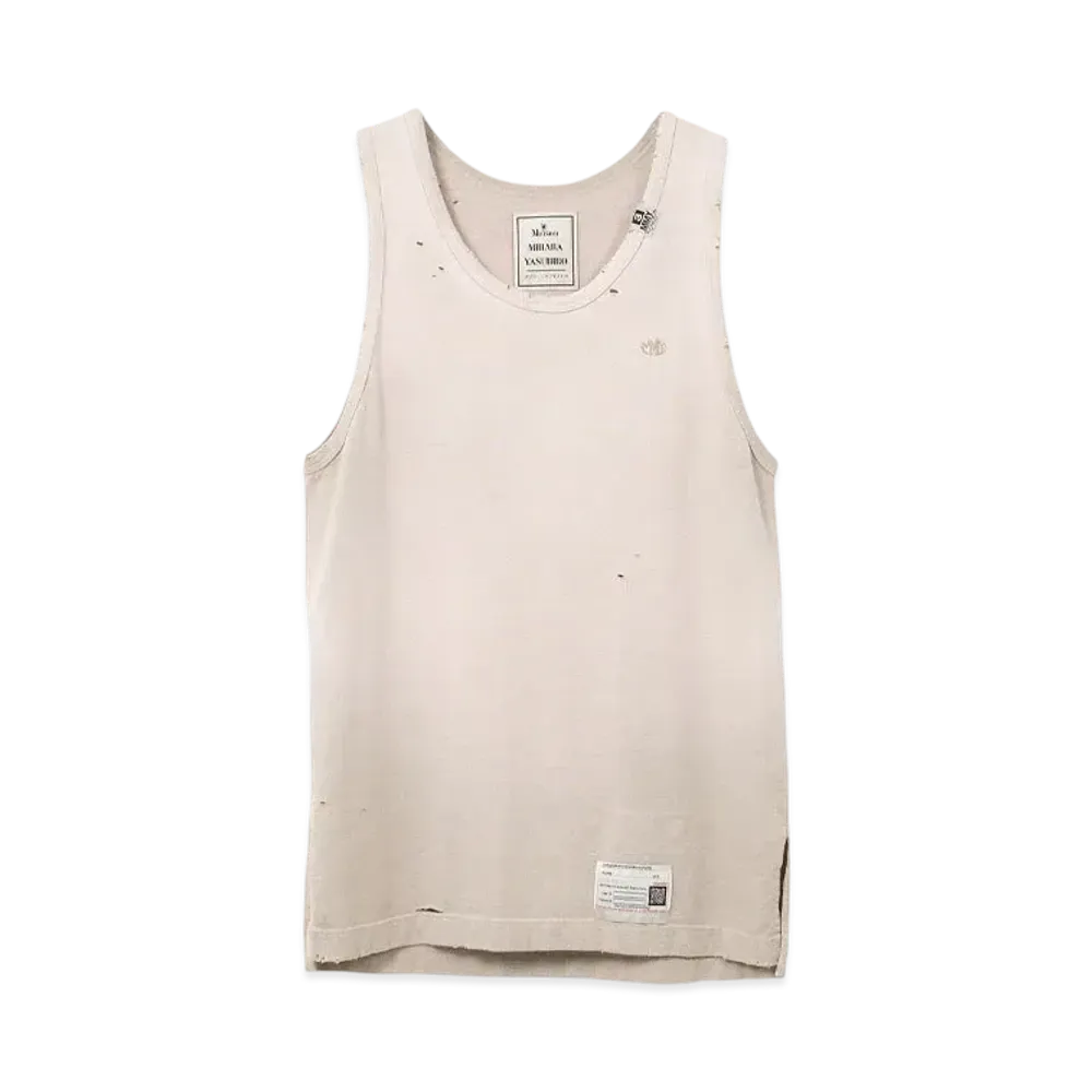 Maison MIHARA YASUHIRO Sun Faded Like Tank-Top "Beige"