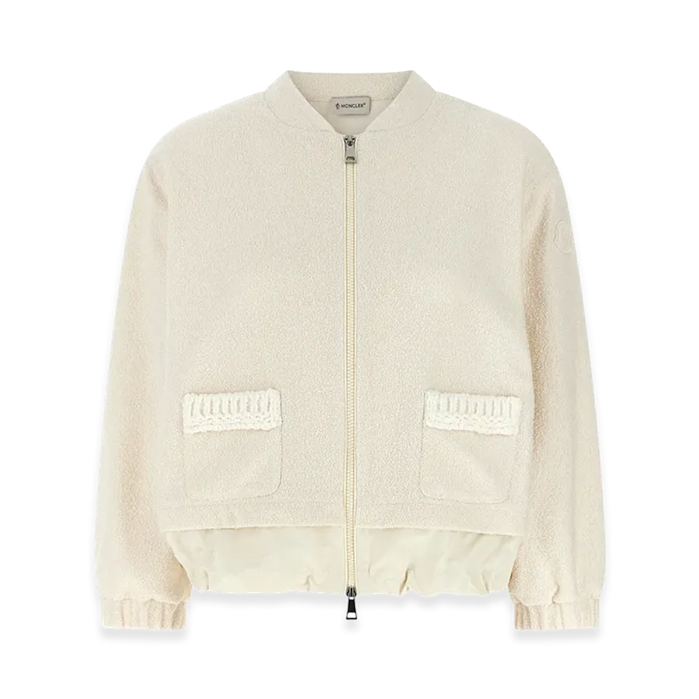 MONCLER Women's Boucle Cardigan "White"