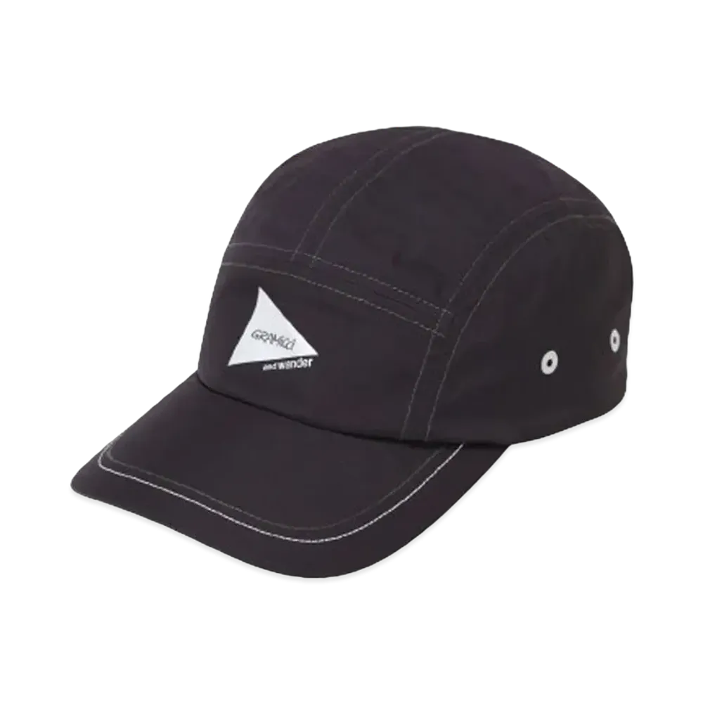 GRAMICCI x and wander Patchwork Wind Cap "Black"
