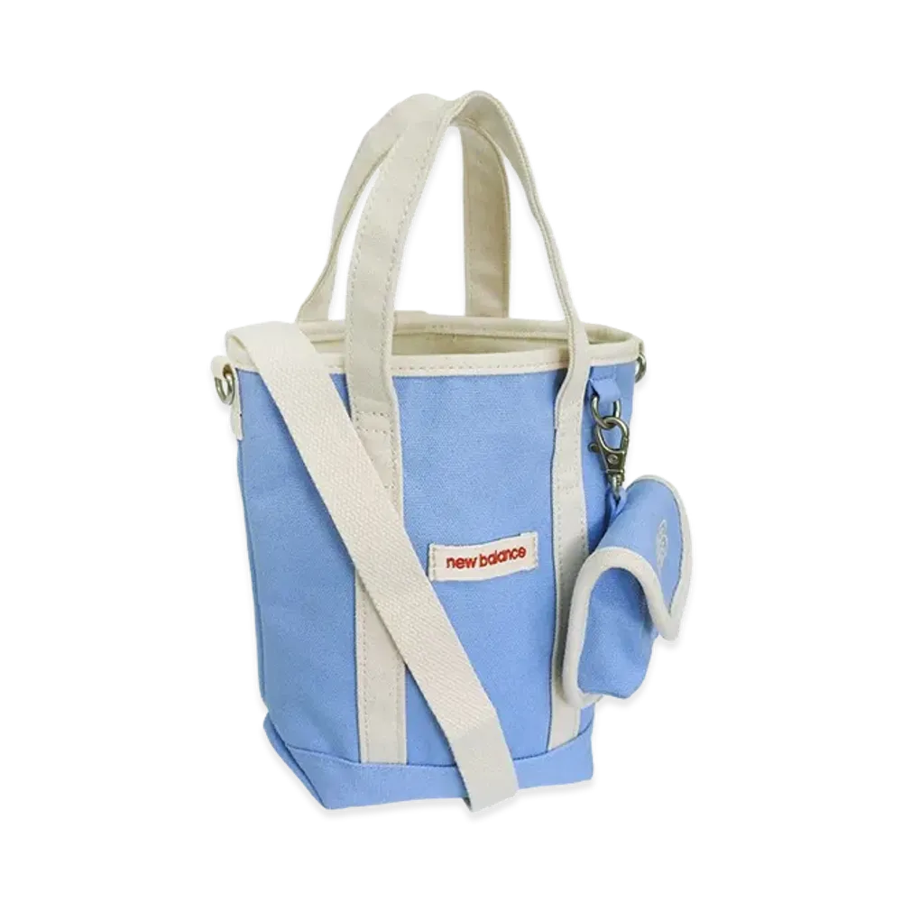 New Balance Essential Canvas Tote Crossbody Bag "Blue"