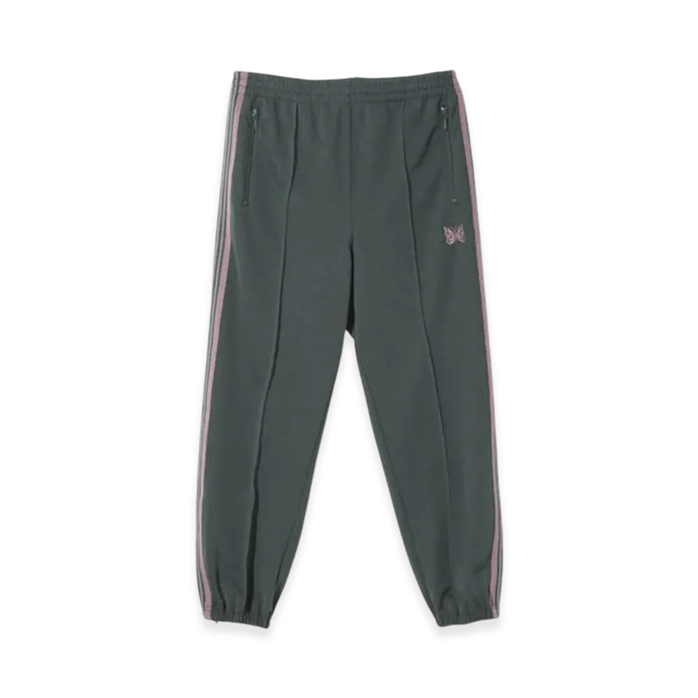 NEEDLES Zipped Track Pant - Poly Smooth "Green"