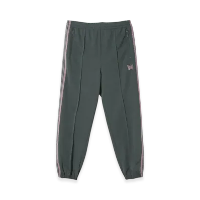 NEEDLES Zipped Track Pant - Poly Smooth "Green"
