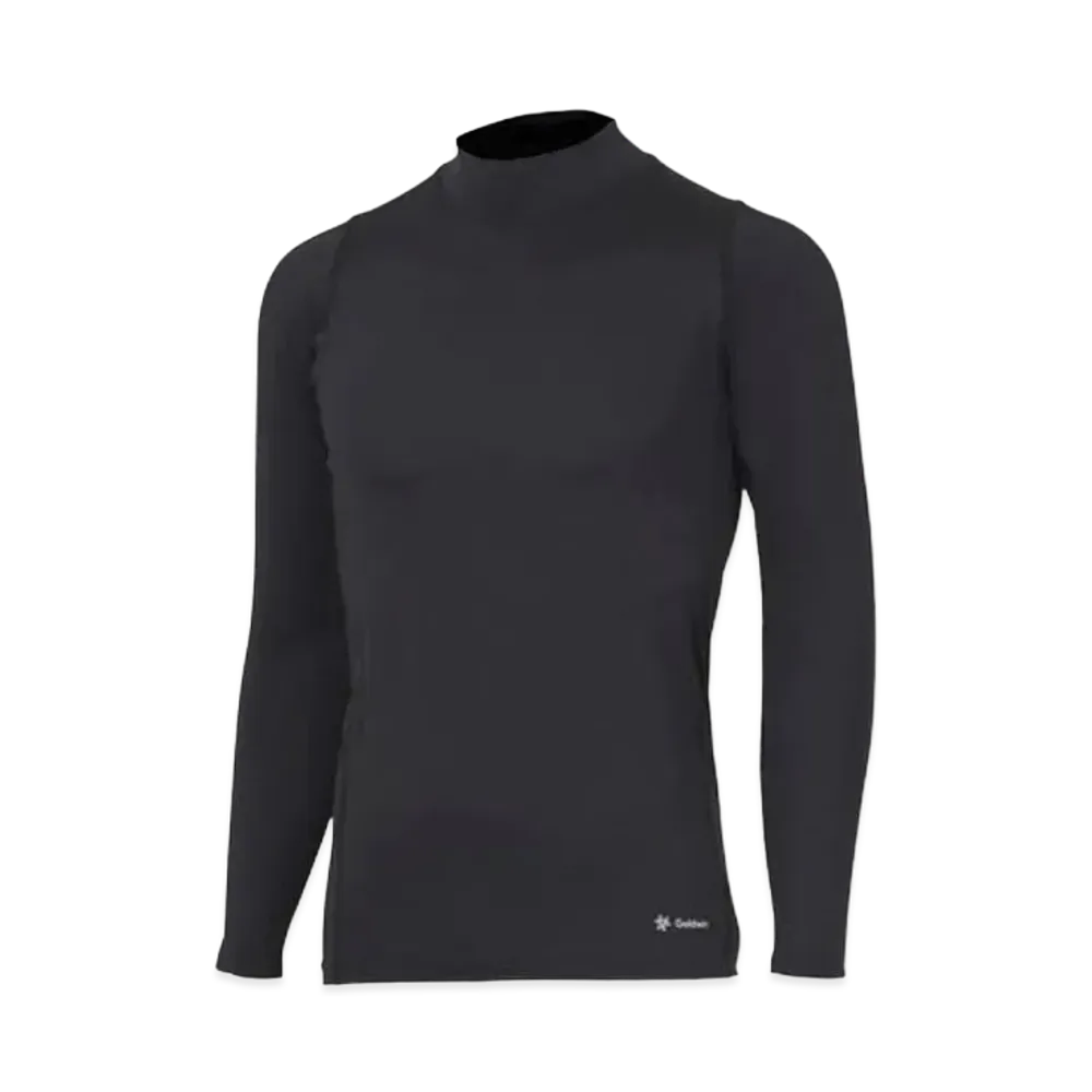 Goldwin Cooling Mock Neck Long Sleeve (C3 Fit / Men's) "Black"