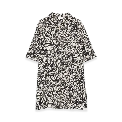 DRIES VAN NOTEN Short Sleeve Shirt "Black"
