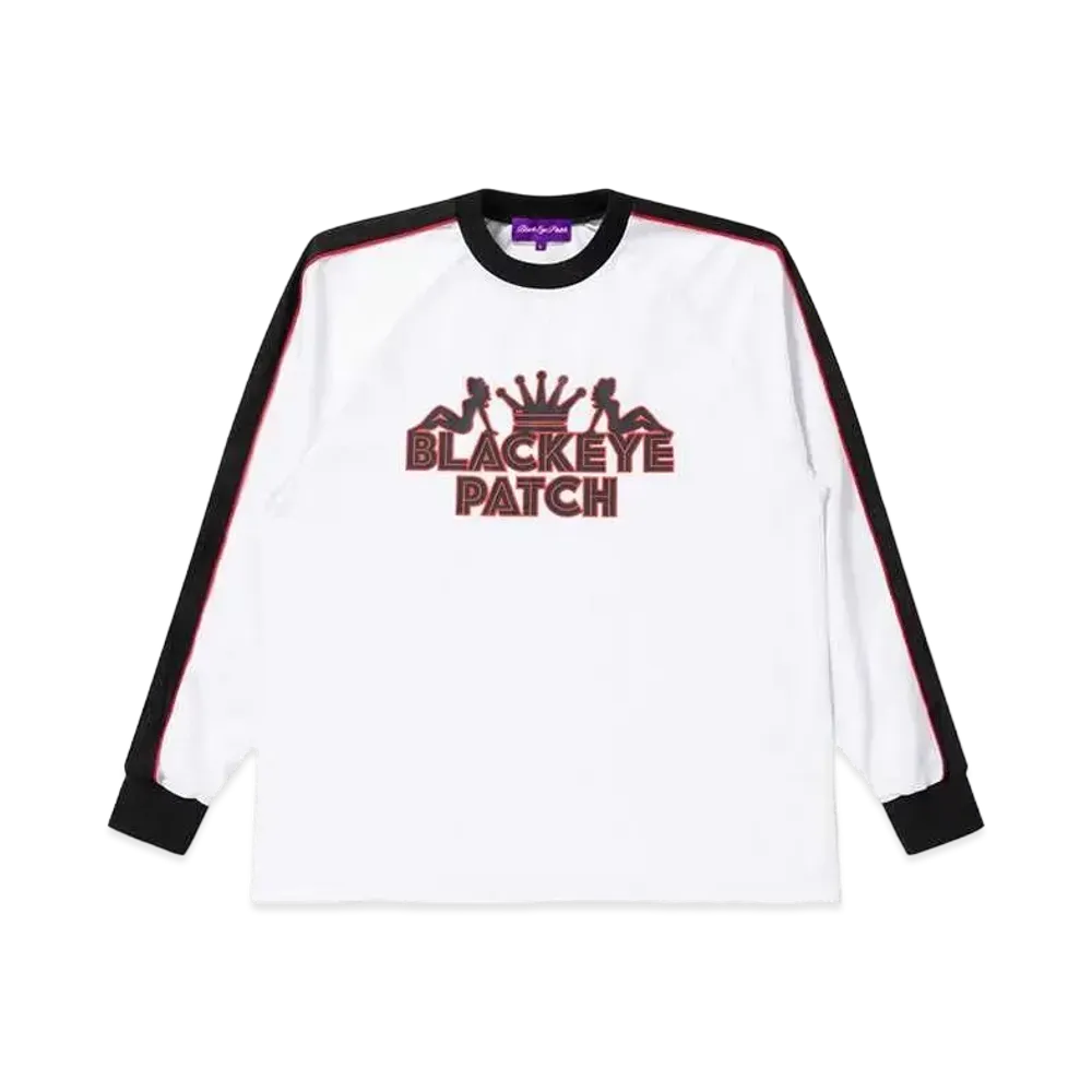 BlackEyePatch Pimp Sport Jersey L/S Tee "White"