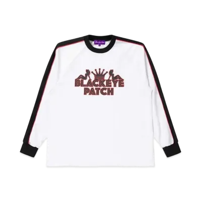 BlackEyePatch Pimp Sport Jersey L/S Tee "White"