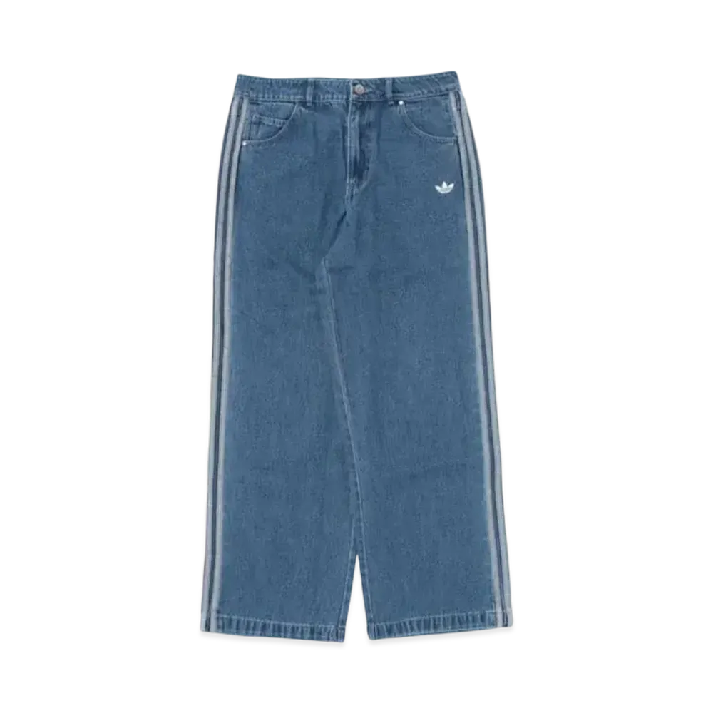 adidas Women's Adicolor Denim 3-Stripes Track Pants "Indigo"