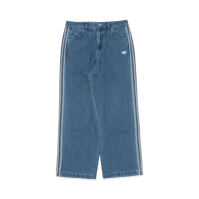 adidas Women's Adicolor Denim 3-Stripes Track Pants "Indigo"