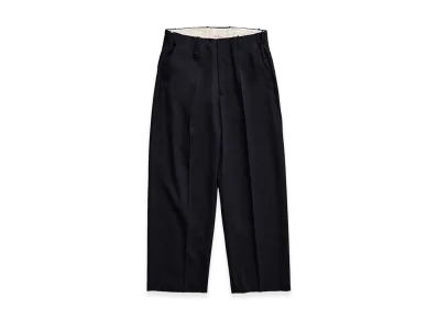 NICENESS T.Dickens Wool Cavalry Twill Resized Trousers "Charcoal"