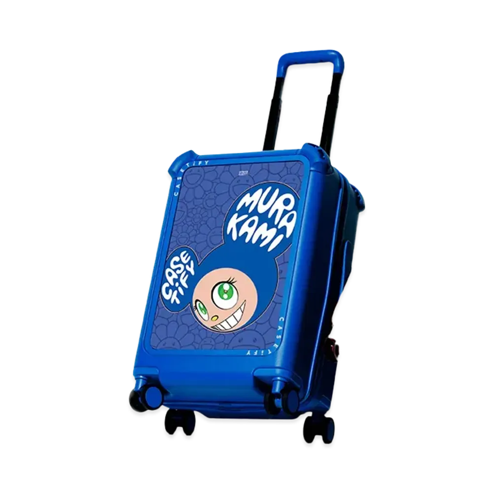 Takashi Murakami x CASETiFY: MR. DOB Bounce Carry-On Travel Set "Blue"
