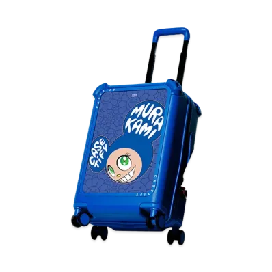 Takashi Murakami x CASETiFY: MR. DOB Bounce Carry-On Travel Set "Blue"