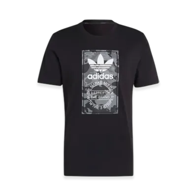 adidas Graphic Camo Shoe Tongue Label Short-Sleeve T-Shirt "Black"