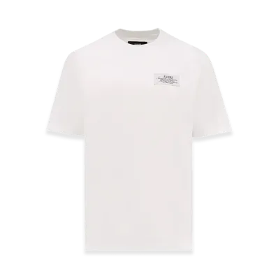 AMIRI Cotton T-Shirt With Logo "White"