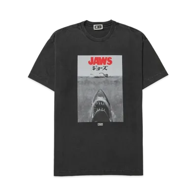 Kith x JAWS Japanese Poster Vintage Tee "Black"