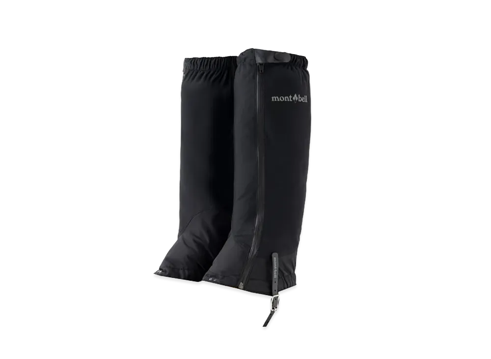 mont-bell Dry-Tec Stretch Long Spats "Black"