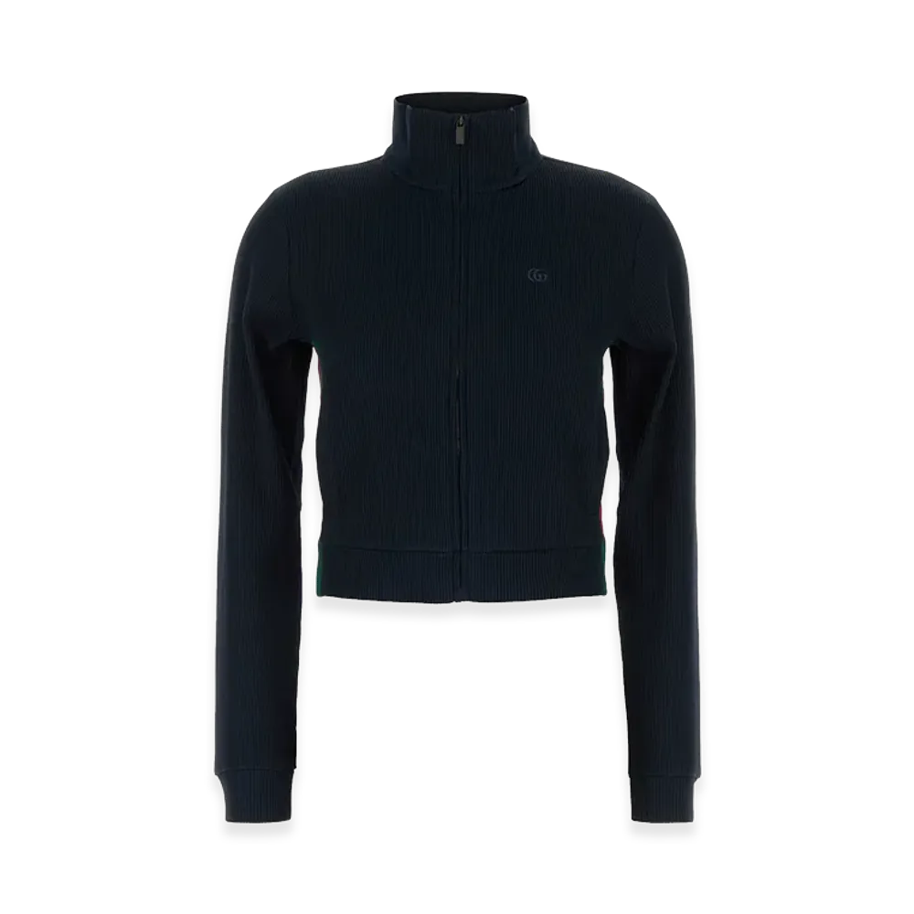 GUCCI Women's Jersey Sweatshirt "Midnight Blue"
