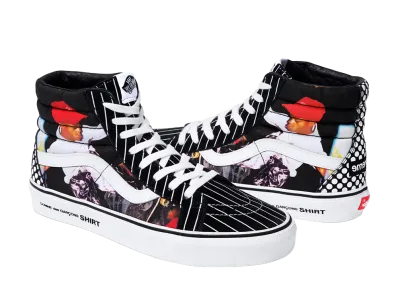 Supreme × COMME des GARCONS SHIRT × Vans Sk8-Hi Harold Hunter "Black"