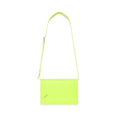 BALENCIAGA Car Flap Bag With Strap "Yellow"