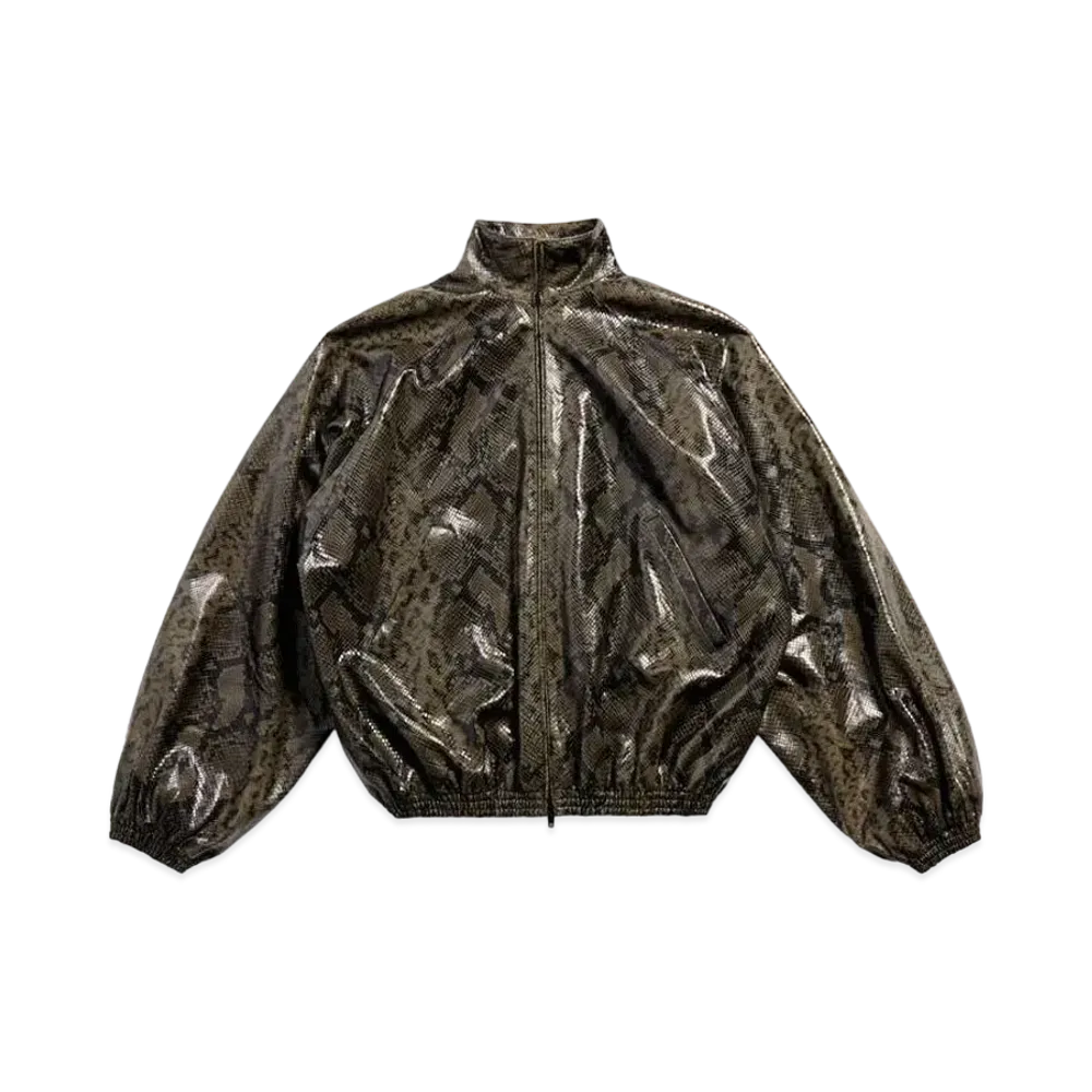 BALENCIAGA Women's Tracksuit Jacket "Dark Green"
