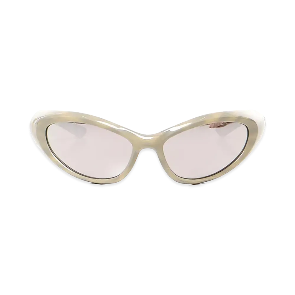 BALENCIAGA Sunglasses with Logo "Beige"