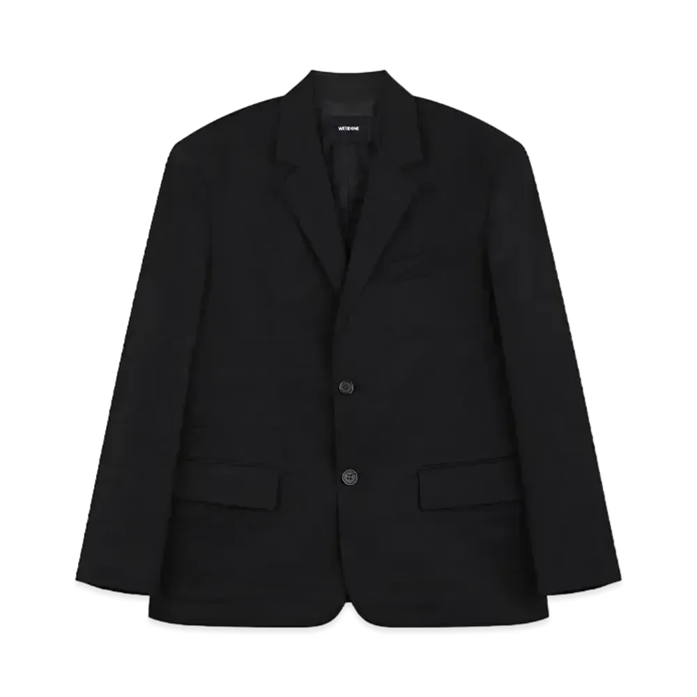WE11DONE Crinkled Blazer "Black"