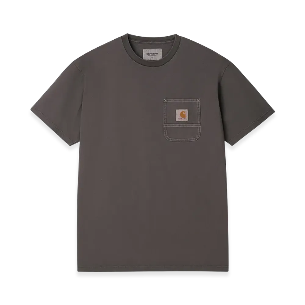 Carhartt WIP S/S Work Pocket T-Shirt "Soot/White(Pigment Garment Dyed)"
