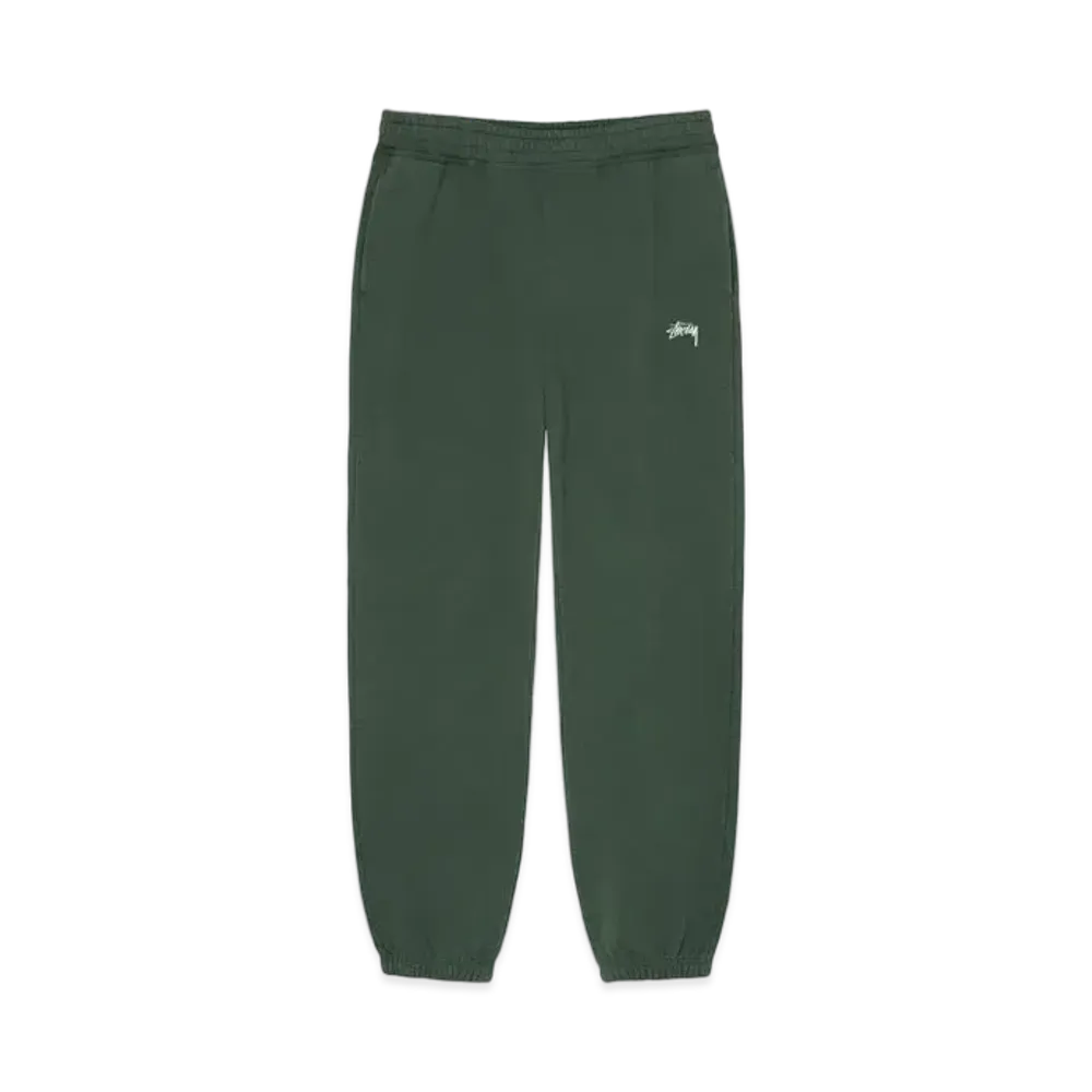 Stussy Overdyed Stock Logo Pants "Forest"