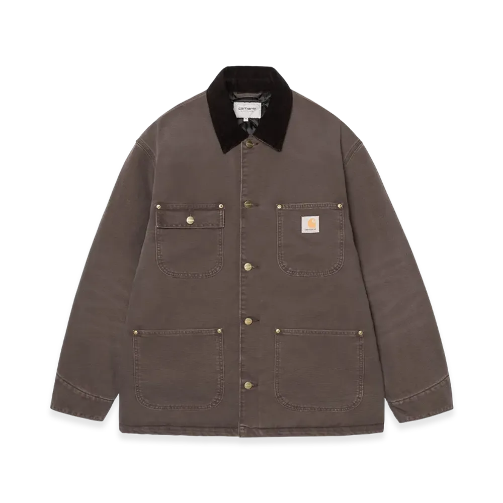Carhartt WIP OG Chore Coat "Tobacco/Black(Stone Canvas)"