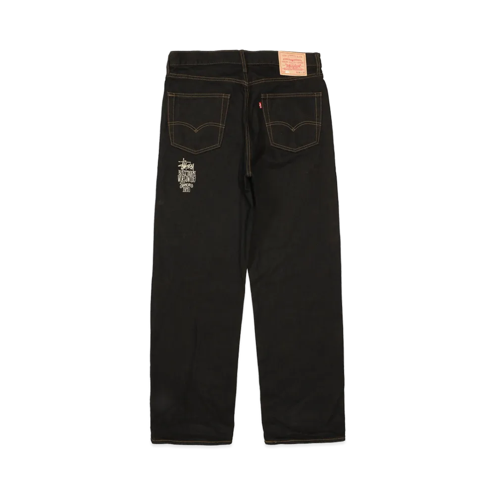 Stussy x Levi's Crispy Rinse Jean "Black/Brown"
