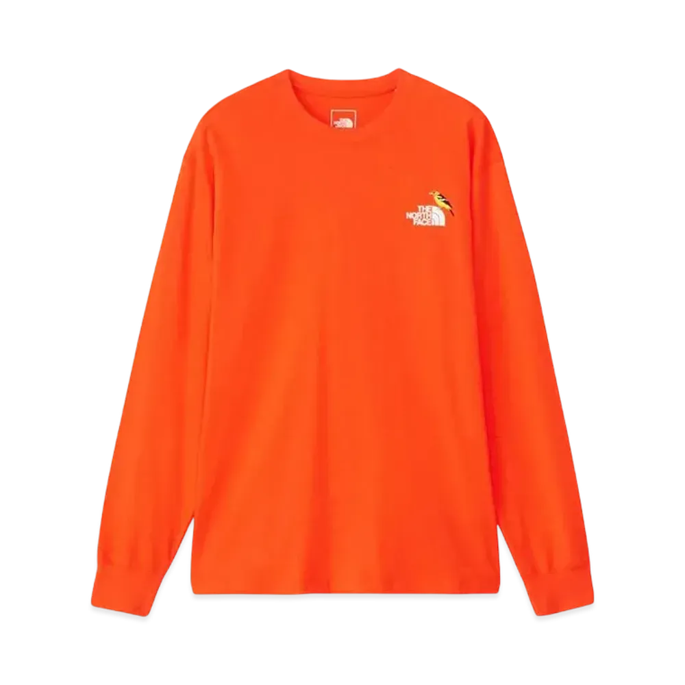 The North Face Long Sleeve Zoo Picker Tee "TNF Orange"