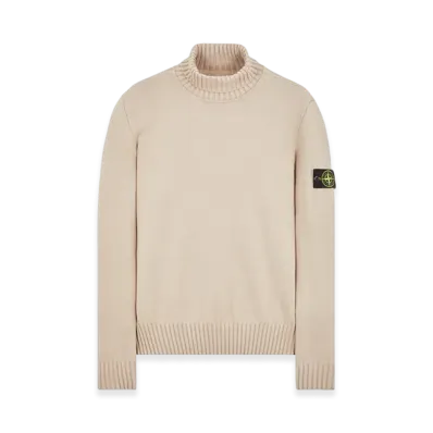 Stone Island 505A2 Winter Cotton Turtleneck Knit - 23FW "Stucco"