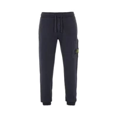 Stone Island 64520 BRUSHED COTTON FLEECE_SLIM FIT "Blue"