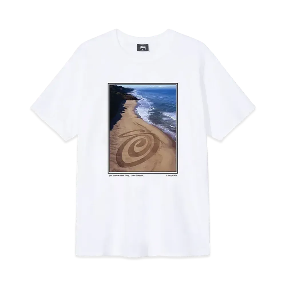 Stussy Jim Denevan for Summer 2020 T-Shirt "White"
