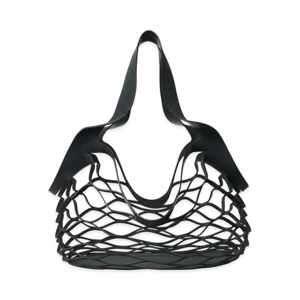 OUR LEGACY Media Cut Bag "Shifting Ink Gritty Bull Hide"