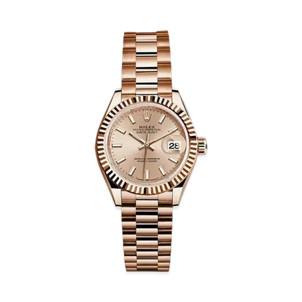 ROLEX Datejust 28 Pink Dial 279175