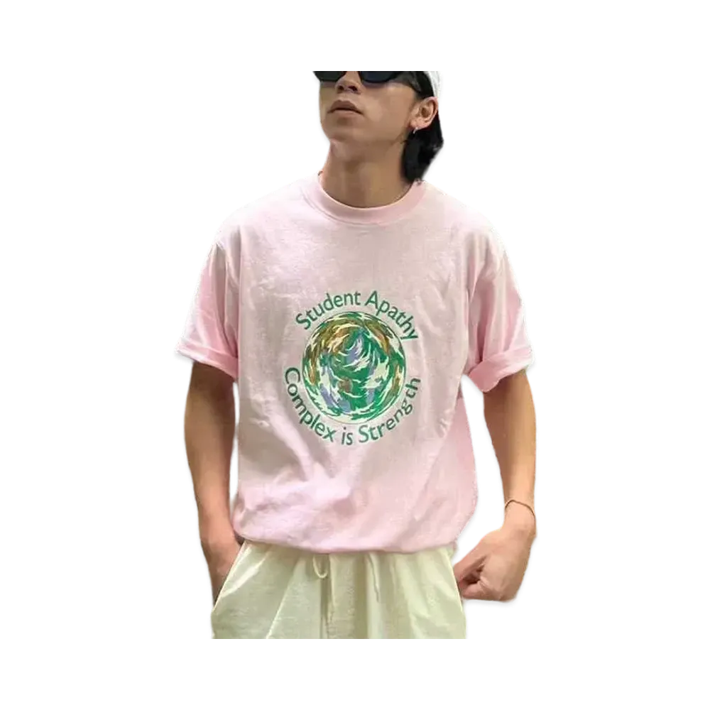 Student Apathy Earth Tee "Pink"